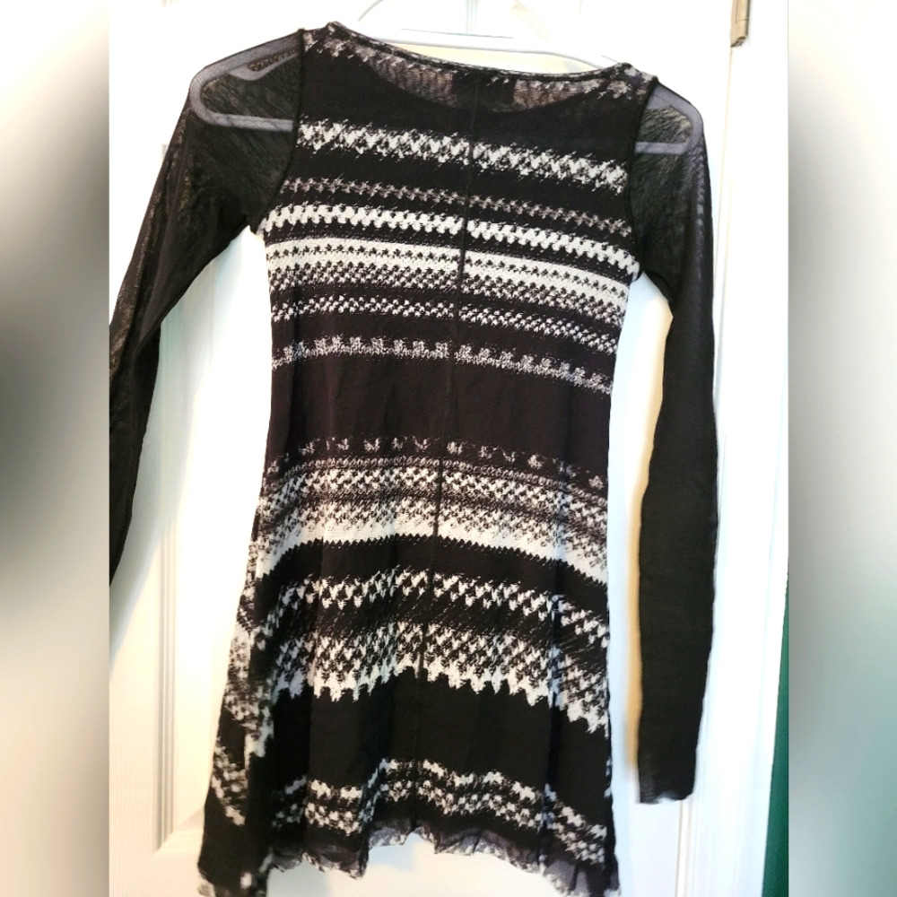 Fuzzi Designer Mesh Mini Dress - Picture 5 of 6